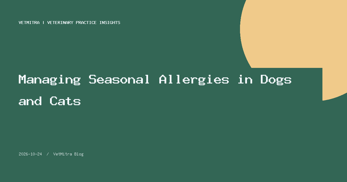 The Itch Factor: Strategic Management of Seasonal Allergies in Your 2026 Clinic